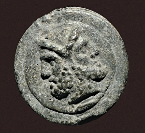 Myths Collection: Roman as with a representation of the god Janus