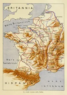 The Roman roads of Gaul