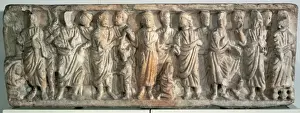 Figurative Prints: Roman sarcophagus. 4th century. Spain