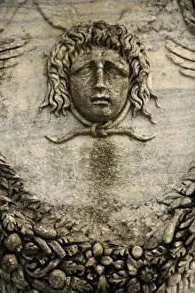 Roman Sarcophagus. Medusa