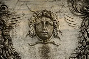 Courtyard Prints: Roman Sarcophagus. Medusa