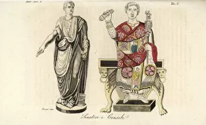 Ornament Collection: Roman senator and consul in toga