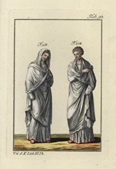 Vestal Collection: Two Roman Vestal Virgins, priestesses of Vesta