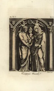 Images Dated 28th January 2020: Roman wedding ceremony
