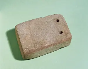 Andalusia Prints: Roman weight for a loom. From Alcolea del Rio, Andalusia