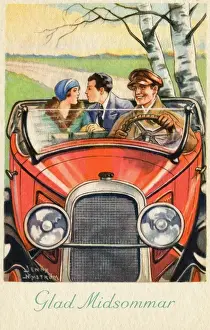 Drives Prints: Romance in the back seat of car