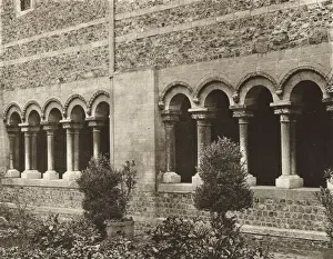 Collegiate Prints: Romanesque arches, Collegiate Church, Tongeren, Belgium