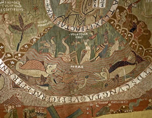 Girona Gallery: Romanesque Art. 11th century. Tapestry of Creation or Girona