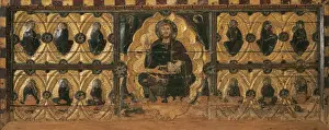 Evangelists Prints: Romanesque art. Spain. 13th century. Berbegal Front (Aragon)