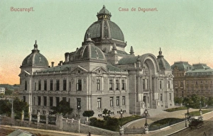 Images Dated 22nd March 2011: Romania - Bucharest - The CEC Palace
