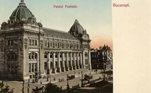 Images Dated 22nd March 2011: Romania - Bucharest - Main Post Office