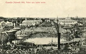 Romania Prints: Romania - National Exhibition of 1906