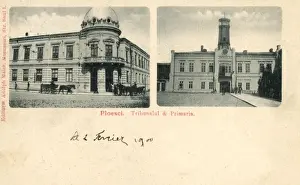 Romania - Ploesci - Law Courts and Town Hall