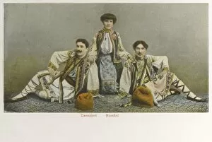 Images Dated 23rd June 2011: Romania - Woman and Dancers