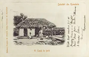 Shack Prints: A Romanian cottage and occupants