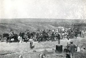 Romanian soldiers retreating, WW1