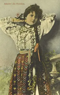Romanian Woman - Traditional costume
