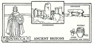 Pottery Prints: Romans in Britain - Ancient Britons and Boudicca