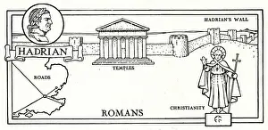 Briton Prints: Romans in Britain - Hadrian, Temples, Christianity