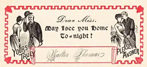 Request Prints: Romantic request slip