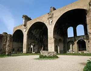 Nova Prints: Rome - Basilica of Maxentius and Constantine. Roman Forum