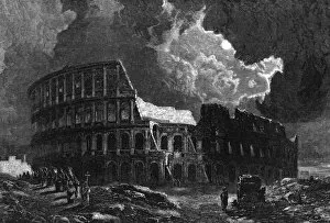 Images Dated 23rd September 2015: Rome / Colosseum C1880
