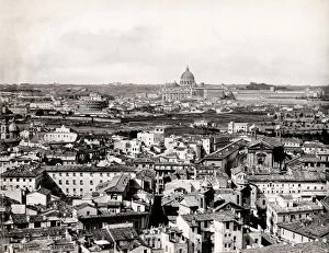 Vatican Collection: Rome, including St Peters and the Vatican, c. 1870 s. Italy