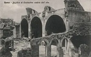 Maxentius Prints: Rome, Italy - Basilca of Constantine