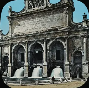 Above Prints: Rome, Italy - Fontana Paolino