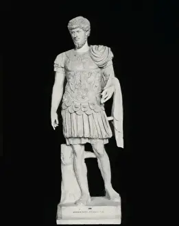 Rome, Italy - Lucius Verus, in Roman Military Costume Vatica