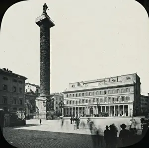 Topped Prints: Rome, Italy - Piazza Colonna