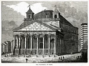 Agrippa Collection: ROME / PANTHEON 1837