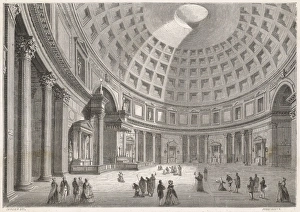Interior of the Pantheon, Rome, Italy
