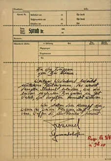 Inviting Prints: Rommel Letter, Bir Hakim