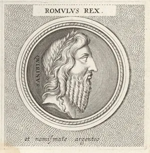 Romulus Prints: Romulus, legendary founder and first king of Rome