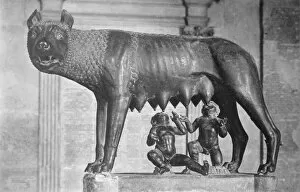 Images Dated 10th September 2012: Romulus & Remus Statue