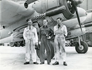 *New* Photographic Content Collection: Ron Ellison and Hugh Statham alongside Bristol Beaufighter