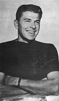 Reagan Prints: Ronald Reagan, American film star and later President