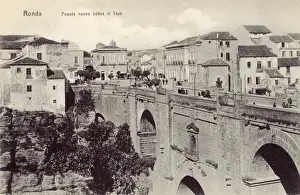 Ronda Prints: Ronda, Spain - New Bridge over the Tagus River
