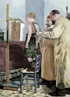Physician Gallery: Rontgen, Wilhelm Conrad (1845-1923). German physicist. Rontg