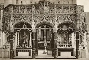 Twisted Prints: Rood screen, Church of St Gommaire, Lierre (Lier), Belgium