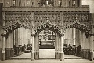Rood screen, Church of St Pierre, Louvain, Belgium