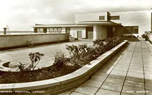 Roof Prints: Roof Garden, German Hospital, Hackney, East London