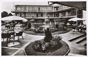 Sunshade Prints: Roof garden, Grand Hotel Gooiland, Hilversum, Netherlands