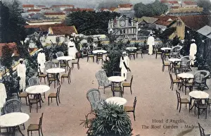 Waiters Prints: Roof Garden, Hotel d Angelis, Madras, Tamil Nadu, India