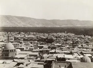 Rooftop view of Damascus, Syria, c. 1880 s