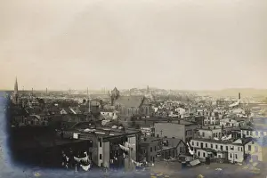 Rooftop view, Passaic, Passaic County, New Jersey, USA