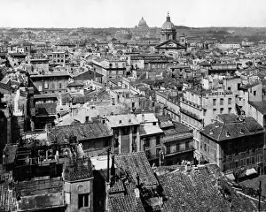 Rooftop view of Rome, Italy