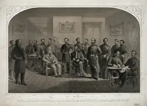 Surrendered Prints: The room in the McLean House, at Appomattox C. H. in which G