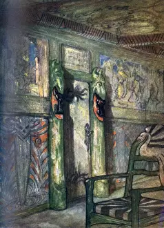 Fairytale Prints: Room by Munthe at Holmencollen near Oslo